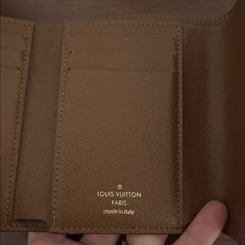 Louis Vuitton Monogram Brown Wallet with Gold-Tone Snap - Picture 4 of 6